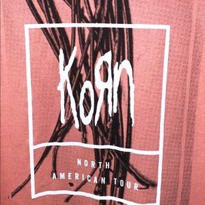 new men’s korn band tshirt band shirt tour top
